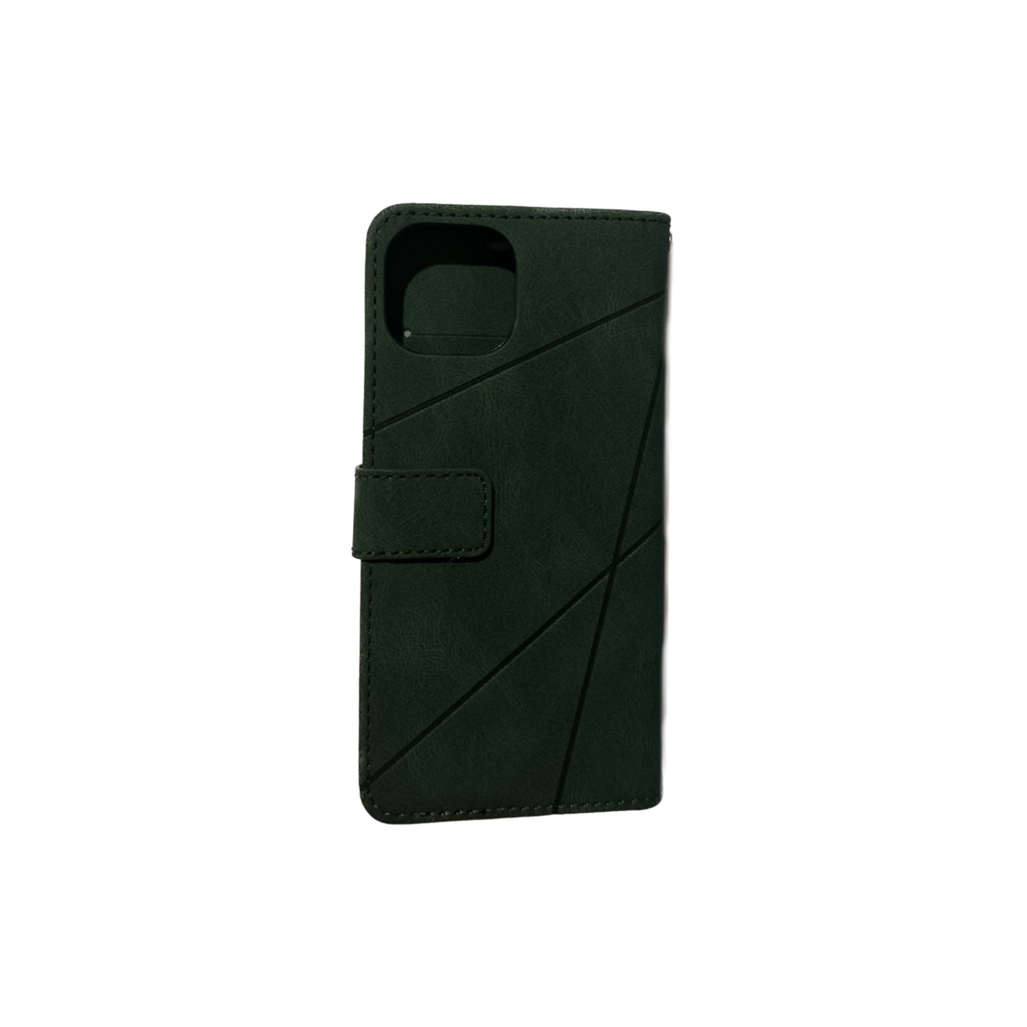 Husa telefon tip carte, piele ecologica, inchidere magnetica, cu buzunar pentru carduri si snur, Compatibil Iphone 13,14
