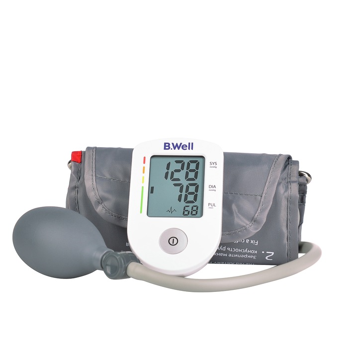 Félautomata kar vérnyomásmérő, M-es mandzsetta, B.Well Swiss, PRO-30