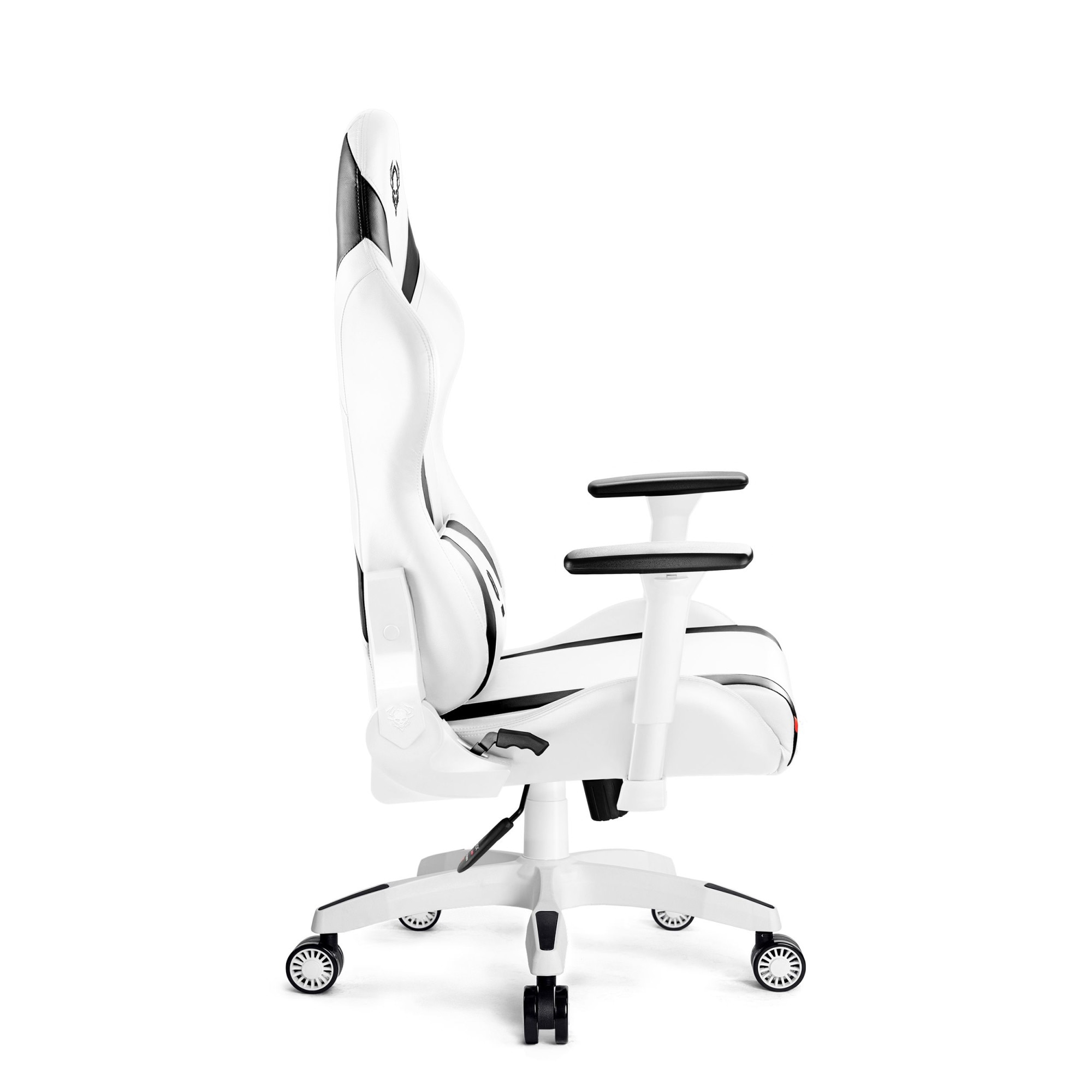 Scaun de gaming, Diablo Chairs, X-Horn 2.0, Normal Size, Alb-negru, 125-134  cm 