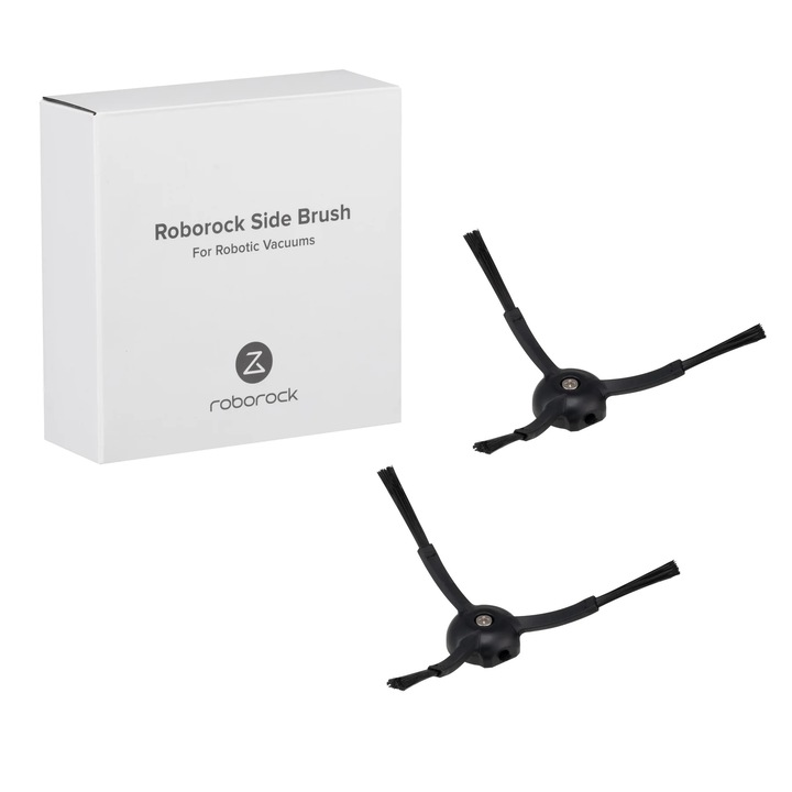 Perii laterale Roborock Roborock Q Revo, Q Revo MaxV, Q Revo S, Q Revo Plus, Slim, Pro, Master, Negru - 2 bucati