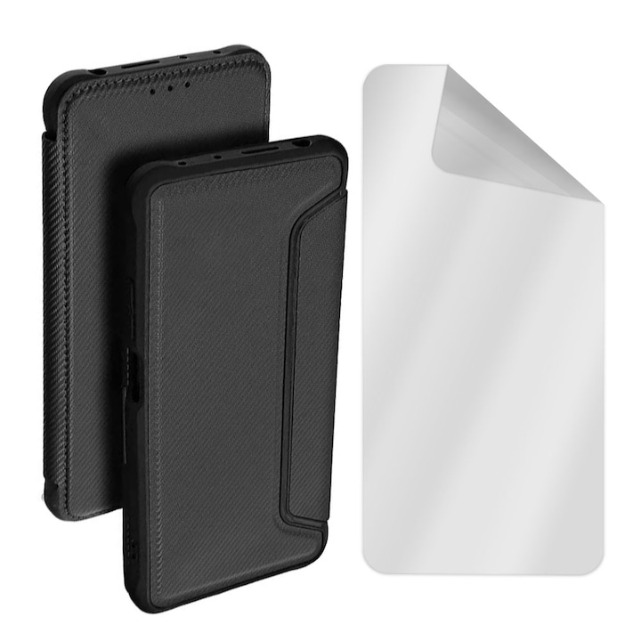Калъф Anti-shock Flip Cover, Hydrogel Clear Foil, Съвместим с Xiaomi Redmi Note 11 / Redmi Note 11S