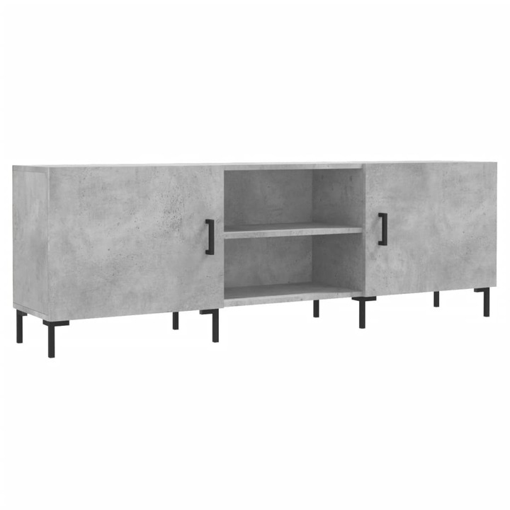 vidaXL betonszürke szerelt fa TV-szekrény 150 x 30 x 50 cm 23.9 kg 829104