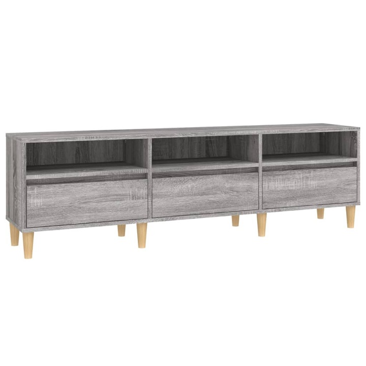 vidaXL szürke sonoma színű szerelt fa TV-szekrény 150x30x44,5 cm 23.3 kg 831915