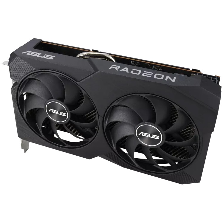 Placa Video ASUS Radeon RX 7600 DUAL OC, 8GB GDDR6, 128-bit - eMAG.ro
