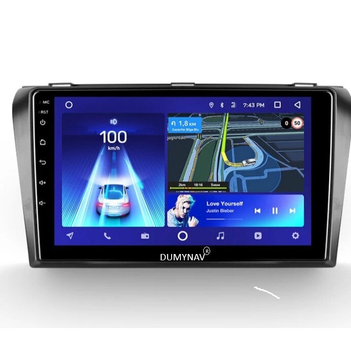 Navigate android 12,32GB 2Grm Mazda 3 dedicata anului 2004-2009, Dsp-Rds, wi-fi integrat