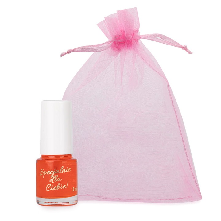 Ulei pentru cuticule si unghii cu parfum de capsuni, GNB-LAB, 5 ml, set cu pouch