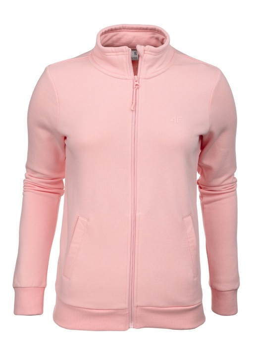 Női pulóver, 4F, pamut/poliészter, világos rózsaszín, L