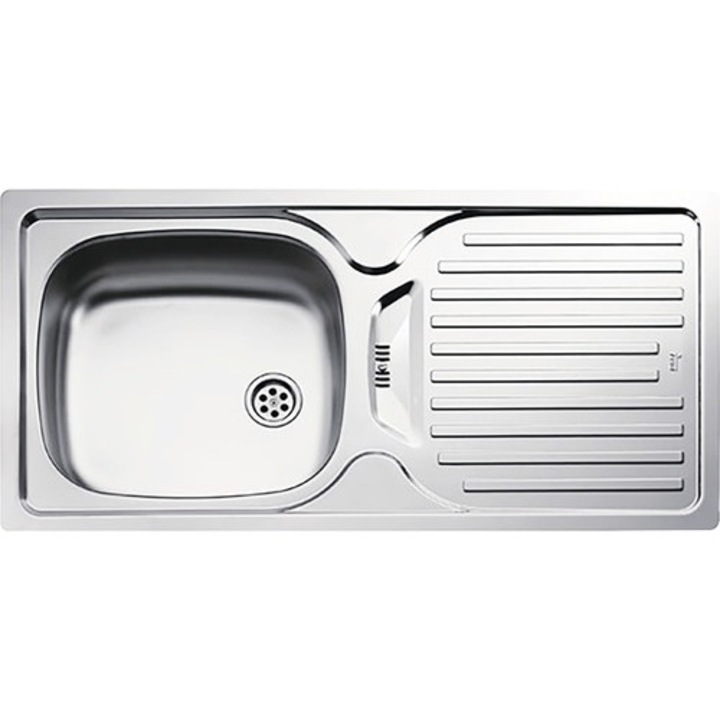 Chiuveta Bucatarie Cu O Cuva Teka Infant 86 X 44 Cm, Picurator Pe Dreapta, Inox Microtexturat