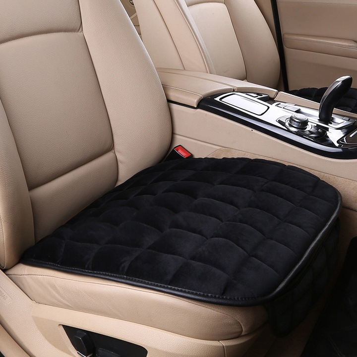 Husa scaun auto pentru sezut, scaune frontale universale, textil antiderapant 50 x 50 cm