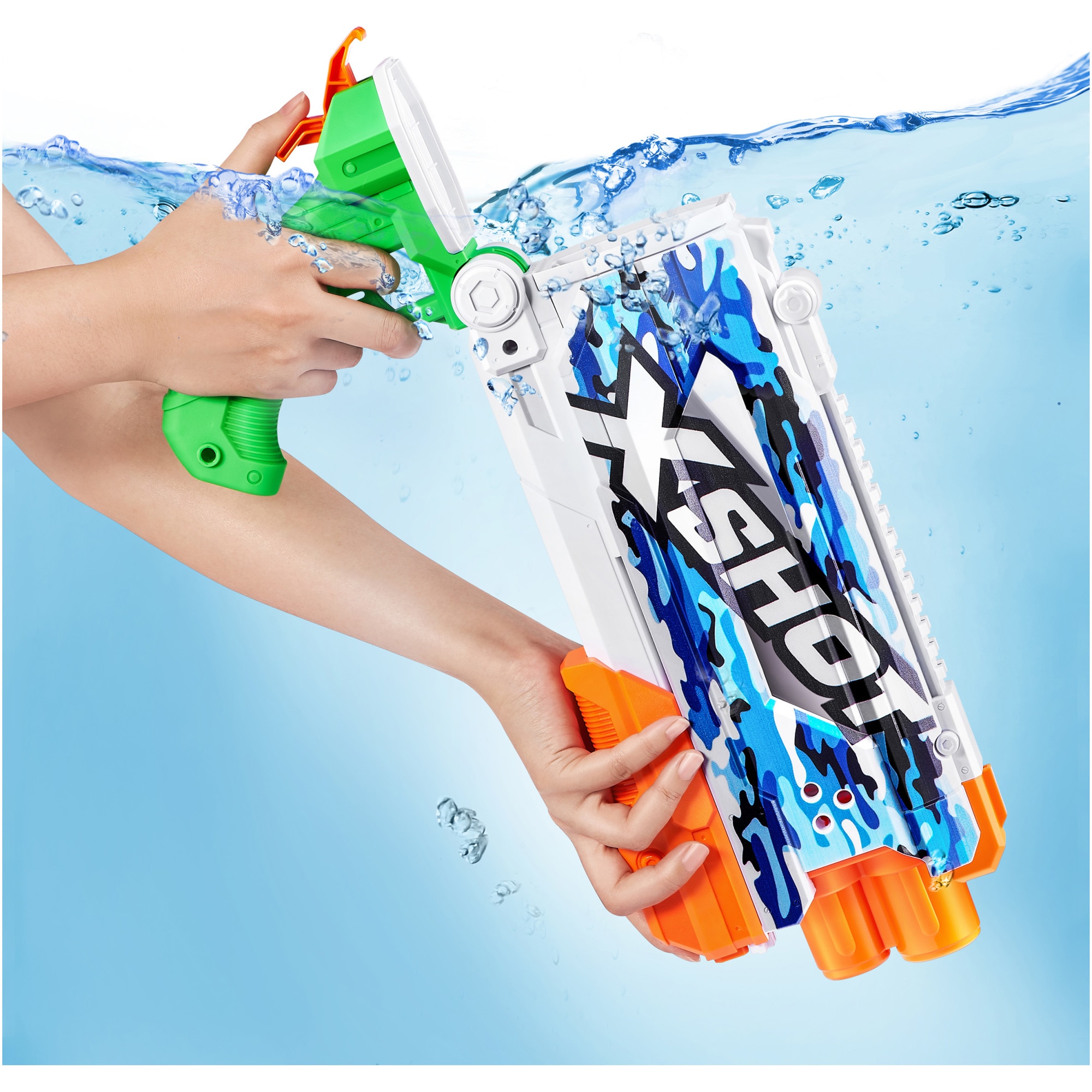 Воден бластер XShot Skins Shotgun Water Camo eMAG.bg