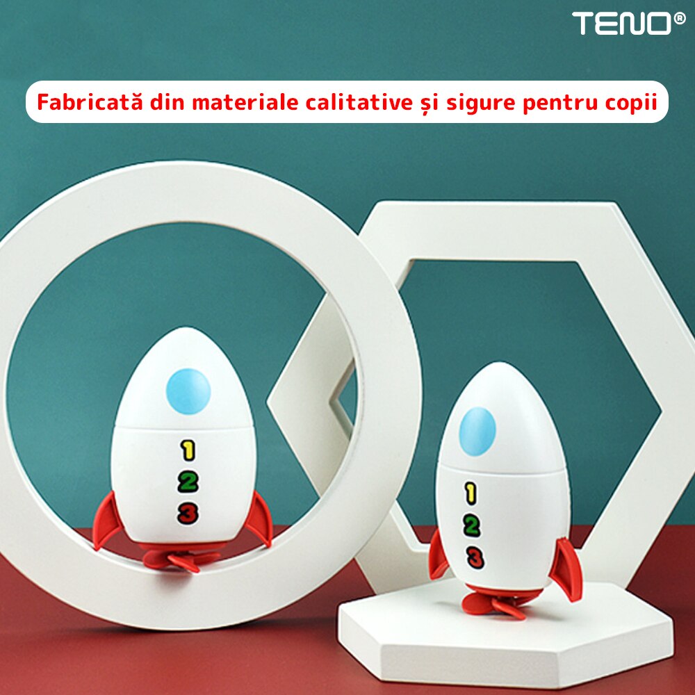 Jucarie de Baie pentru Copii Teno®, Racheta Inotatoare, interactiva ...