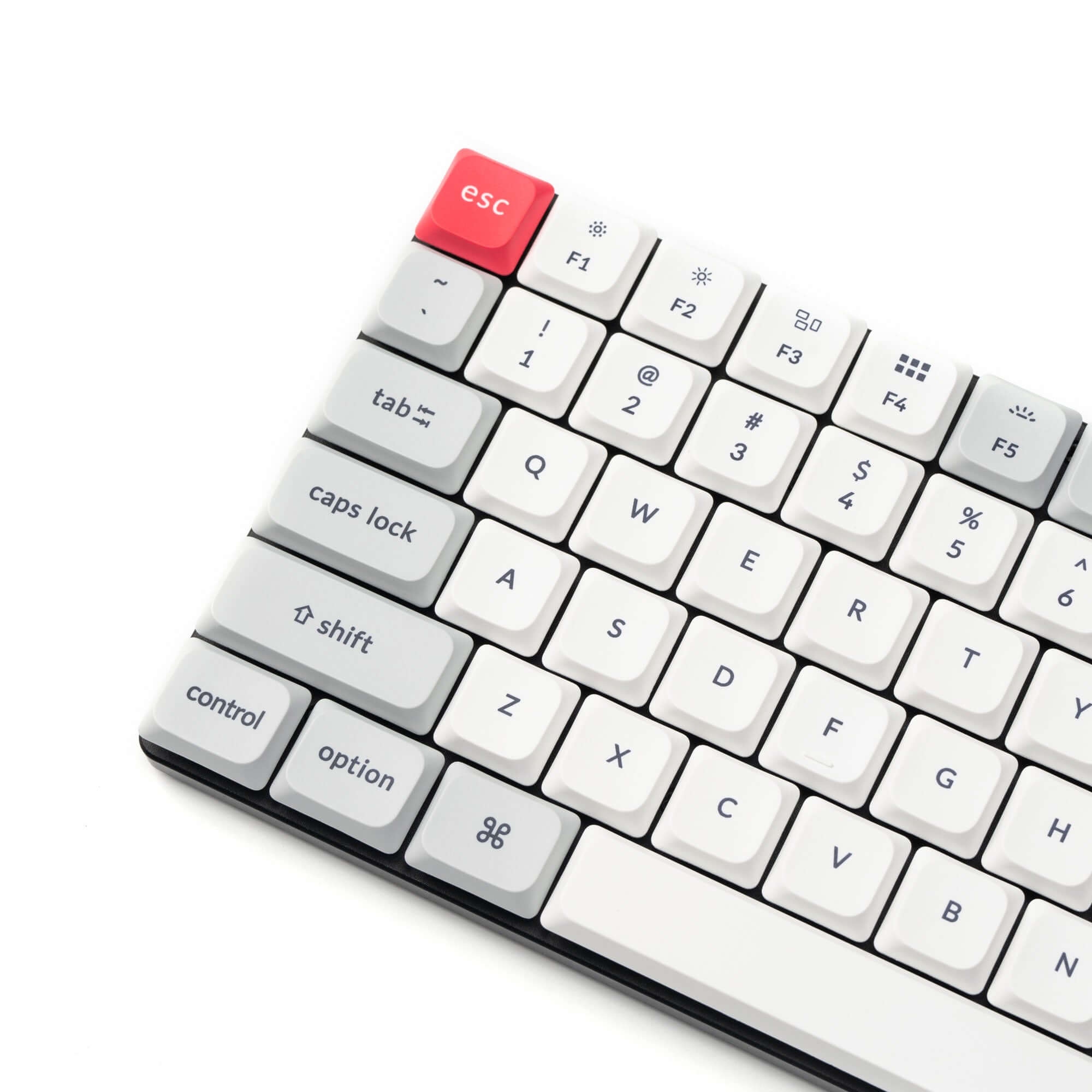 Kit butoane Keychron Low Profile DyeSub PBT LSA Keycaps Set Light