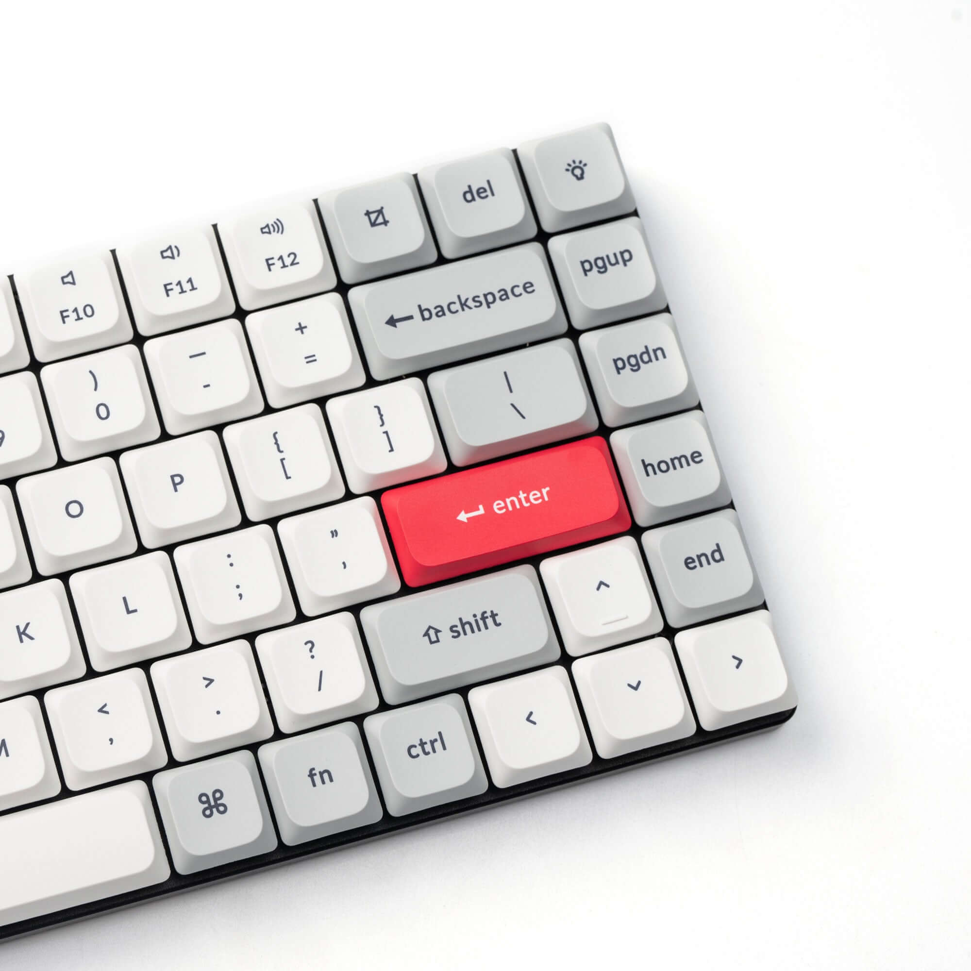 Kit butoane Keychron Low Profile DyeSub PBT LSA Keycaps Set Light