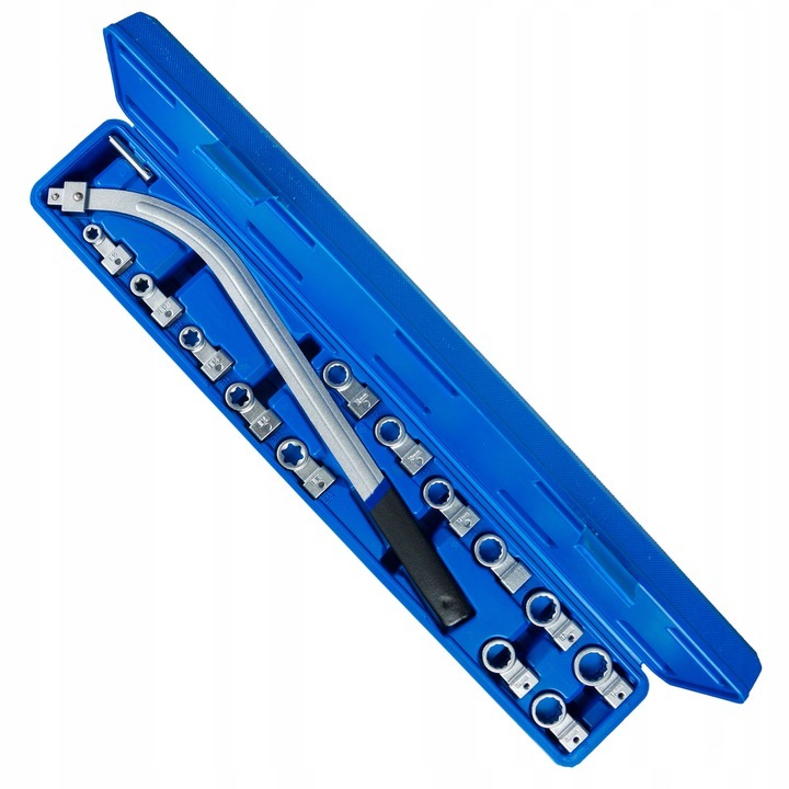 Trusa chei pentru montat tensionat curele distributie, role intinzatoare, chei inelare brat lung (16249)