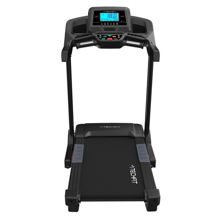Banda de alergare TECHFIT MT800, Motor 4.5 CP, Greutate utilizator 150 Kg, 15 trepte inclinatie, Viteza 18 km/h, Bluetooth, Sistem amortizare socuri, Boxe Incorporate, Ventilator, Filtru EMC, Pliabila