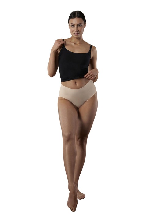 Slip brazilian de dama, Julimex, Poliamida, Bej, L