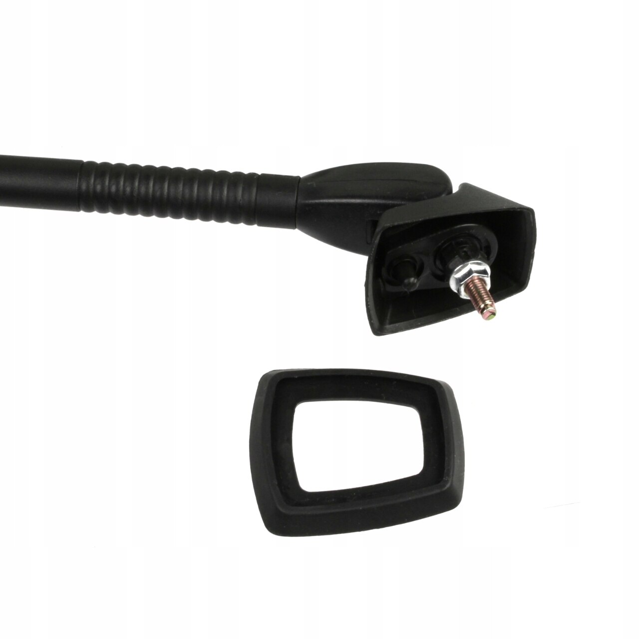 40cm Black Car Radio Antenna Rod – AM/FM Universal Fit For Peugeot VW Opel Ford – Flexible Stainless Steel