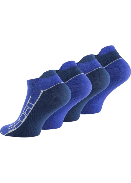 Set 4 perechi sosete barbati, VCA, Bumbac, Multicolor, Multicolor