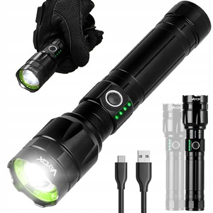 Lampada Frontale LED Ricaricabile 1080 Lumen – Impermeabile IP65, USB, Zoom E 4 Modalità (Luce Rossa Secondaria)
