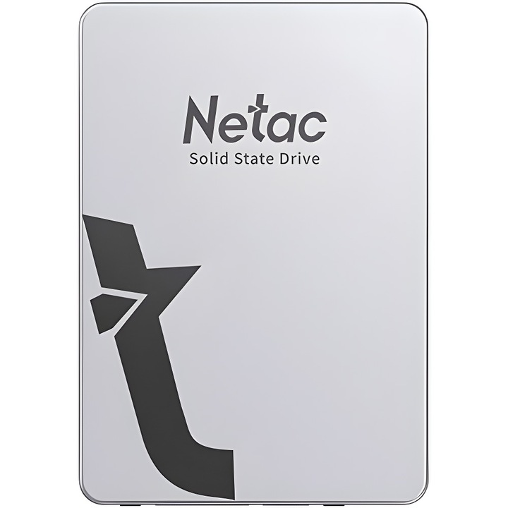 Solid State Drive (SSD) Netac 3D NAND, 128GB, 2.5", SATA III, 6Gb/s, Argintiu