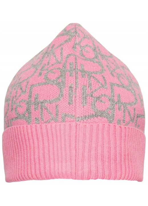 Caciula tip beanie dama, Pinko, Roz/Gri