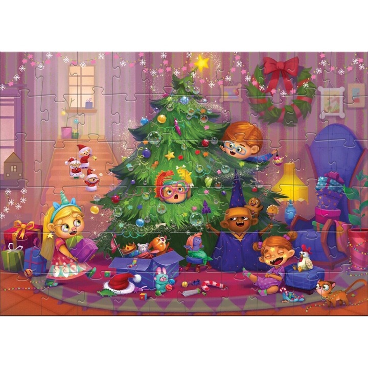 Puzzle Pregatirile de Craciun, 60 el. Dodo