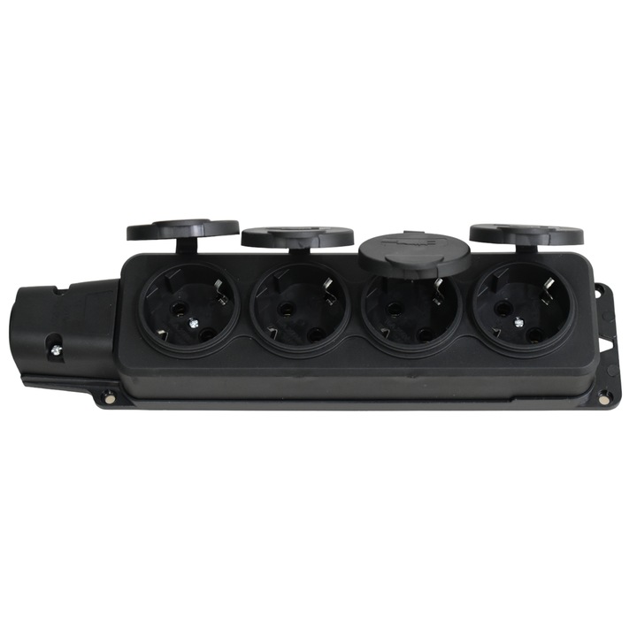 MAD ECO LEDURI YW-7504 Gumírozott hosszabbító fej, 4 pozíció, fekete borítással