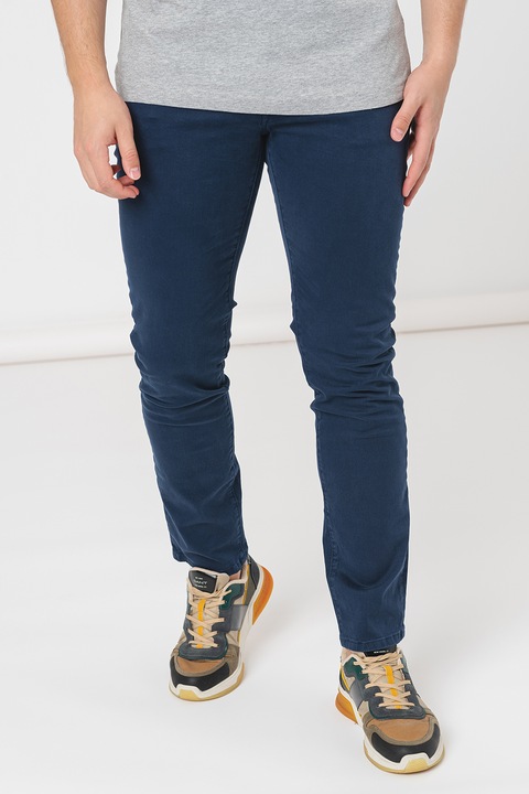 Gant, Slim fit farmernadrág középmagas derékrésszel, Sötétkék, W36-L32