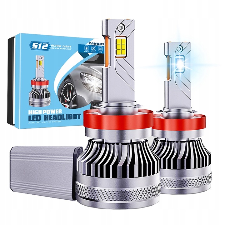 Set 2 Becuri Led Auto H7, Faruri Led, Px26D, 160 W, 6000 K, 300000 Lm, 12 V, 60000 H, Lumini De Drum, Lumini De Intalnire, Lumini De Ceata