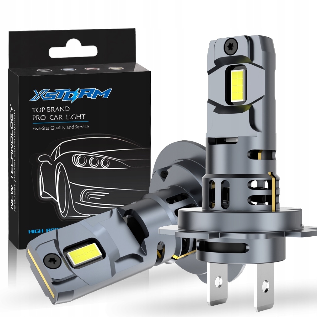 Set 2 Becuri Led Auto H7, Xstorm, Px26D, 80 W, 6500 K, 20000 Lm, 12 V ...