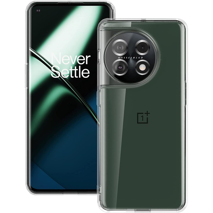 Husa pentru OnePlus 11 Slim Anti-Shock 1.5mm, Aiyando, Transparent