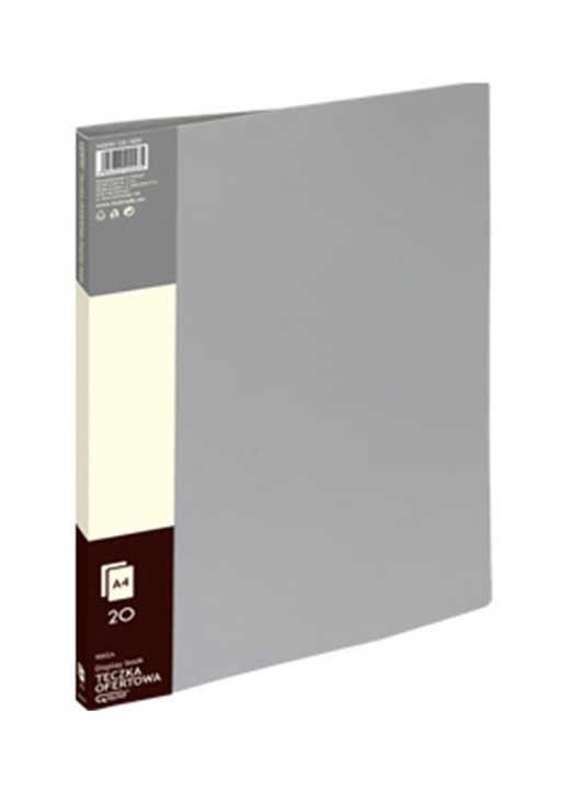 Dosar, polipropilena, A4, Gri