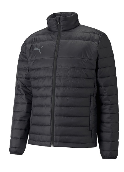 Jacheta matlasata barbati, Puma, TeamLIGA, Nylon/Poliester, Negru, S