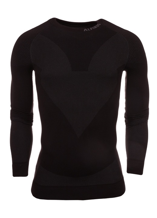 Ferfi termoaktiv bluz Alpinus Black - 64848, Fekete