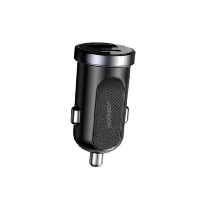 Autós töltő Gyorstöltés USB QC3.0, Type-C 30W, G258, Fekete