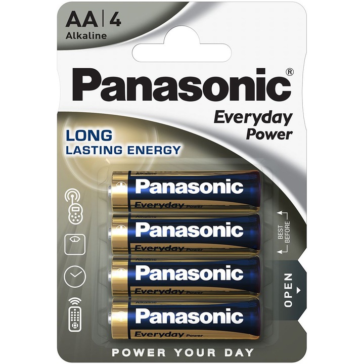 Panasonic Mignon AA Pro Power elem, 1,5V, 4 db