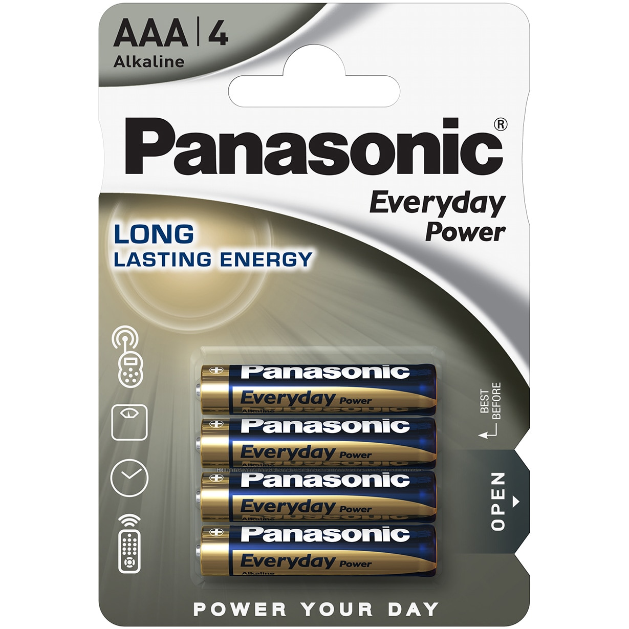 Baterii Panasonic Micro AAA Pro Power, 1.5V, 4 buc