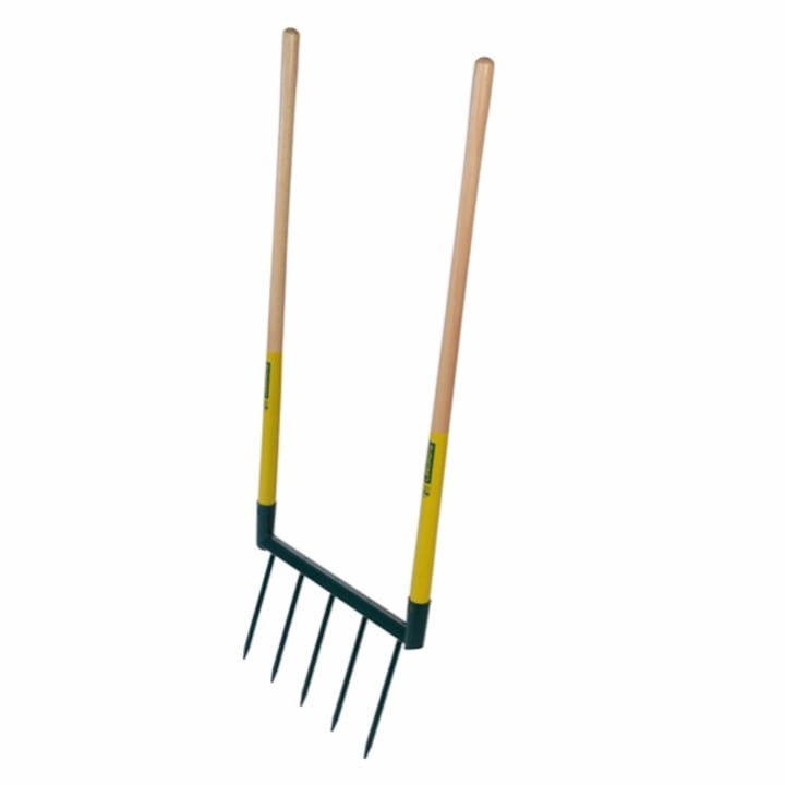 Cultivator Biogrif NaturOvert cu 5 dinti sudati asamblat coada din lemn 320320