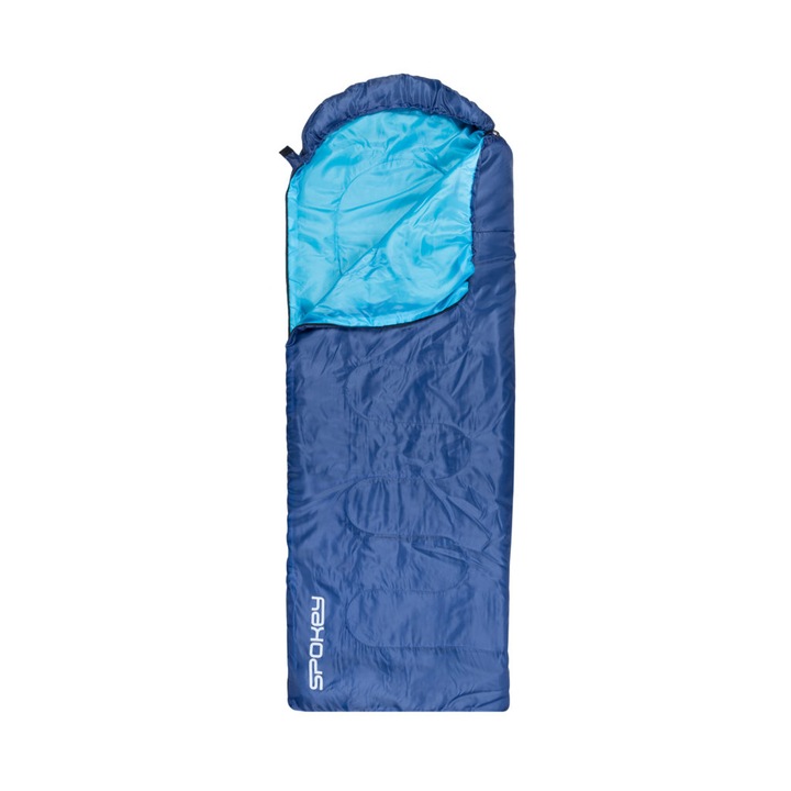 Sac de dormit, Spokey, Poliester, 220 x 75 cm, Albastru