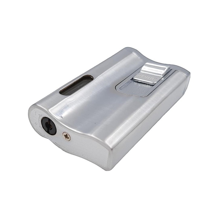 Bricheta cu gaz, Matteo, 6.2x3.5x1.4 cm, Argintiu