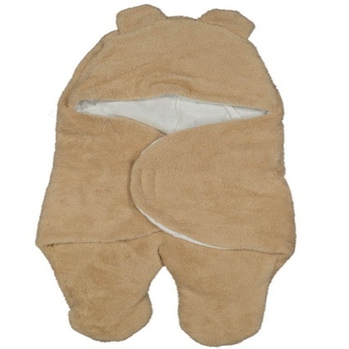 Порт бебе Coccoo Bebe, 81 x 83 cm, кафяв, с подплата, органичен памук