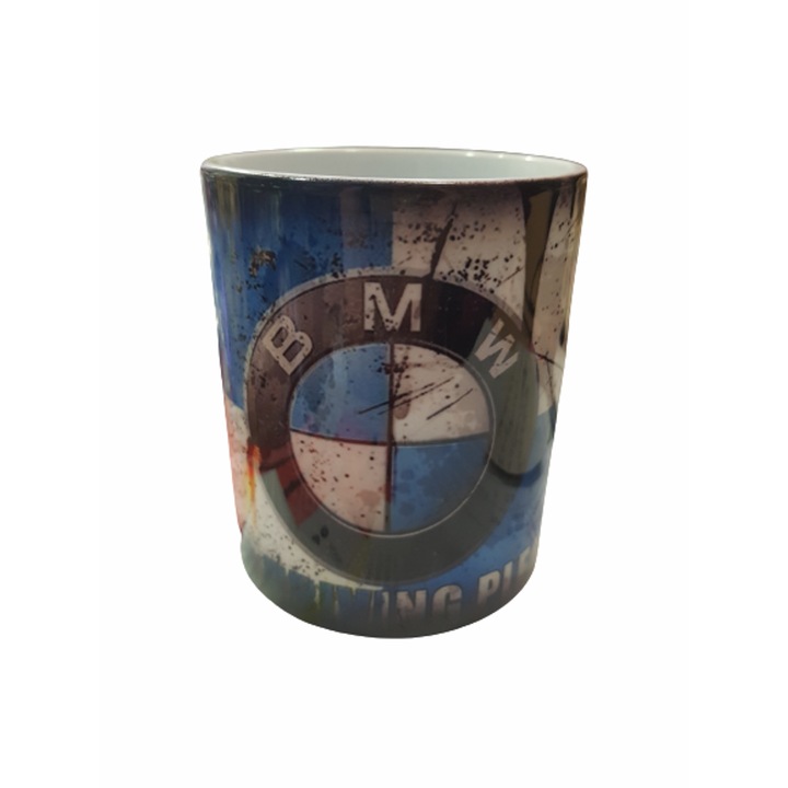 Ahelos bögre, BMW, Kerámia, Teához, Tarka