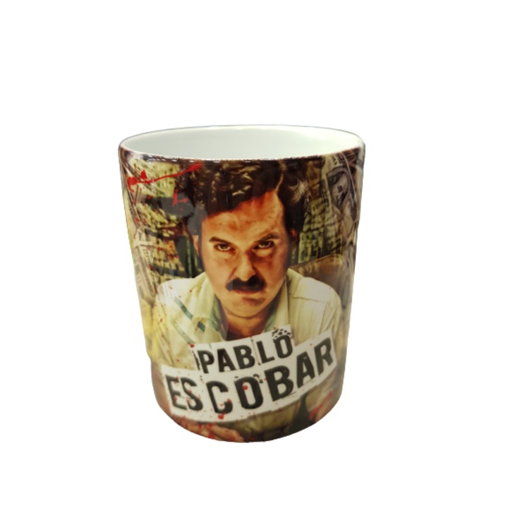 Ahelos bögre, Pablo Escobar, kerámia, teához