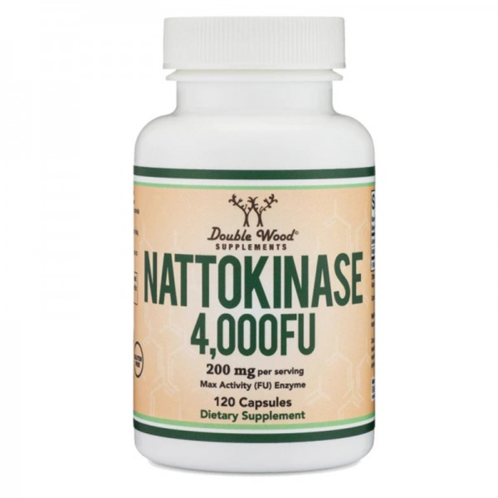 Хранителна добавка Double Wood, Кръвообращение, Натокиназа, 200 mg, 120 капсули