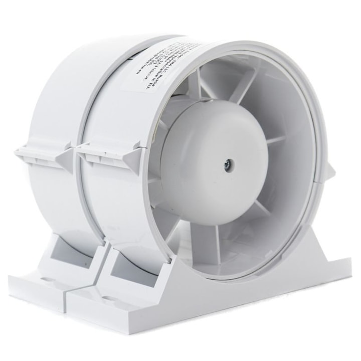 Axiális légcsatorna ventilátor rögzítőkészlettel PRO 5 5 év garancia, áramlási sebesség 125mc / h, motor hosszú élettartama 40000h, Ø125mm