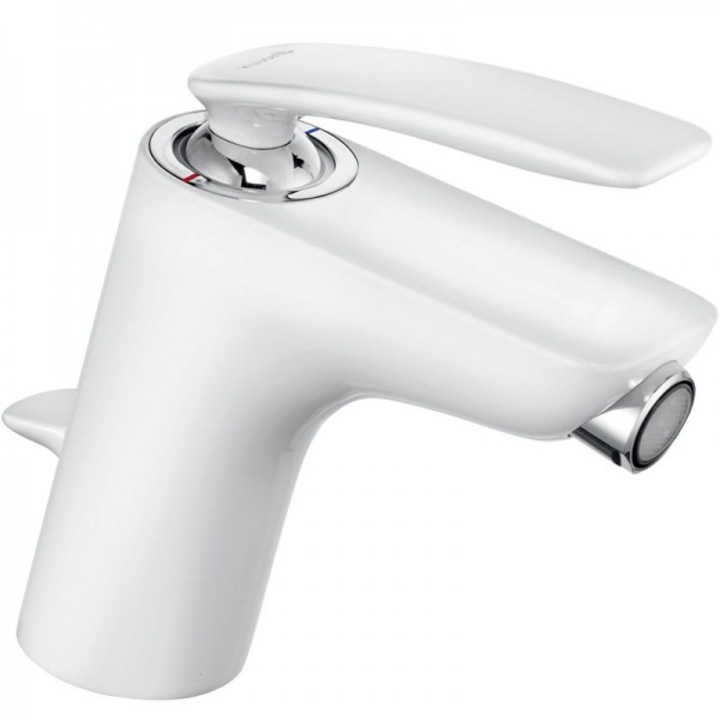 Bidé csaptelep KLUDI BALANCE, fehér/króm, egykaros, bidére rögzíthető