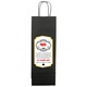 Set personalizat sticla de vin rosu, demisec, Feteasca Neagra, 750 ml si punga de cadouri cu imprimeu La multi ani! Mesaj 40 ani