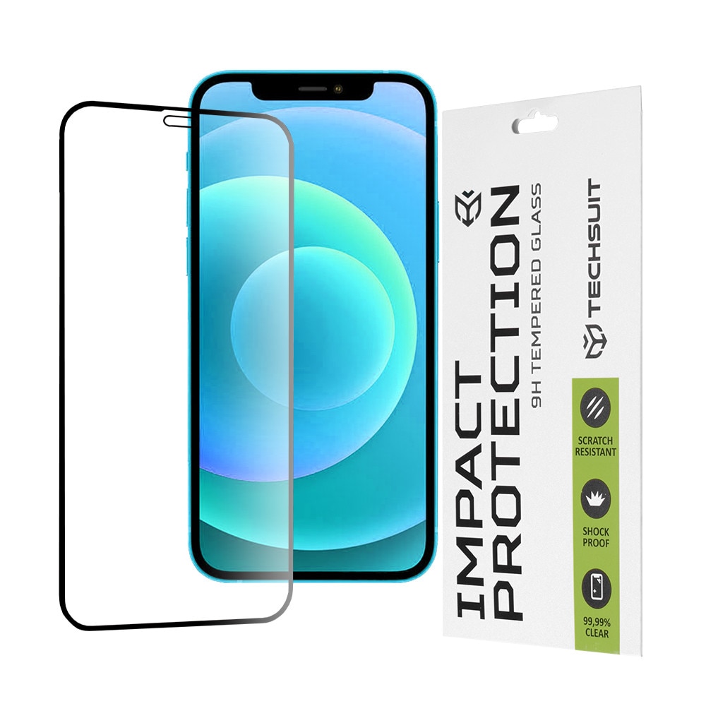 Husa Protectie Compatibila cu iPhone 12 / iPhone 12 Pro, Tim, Black