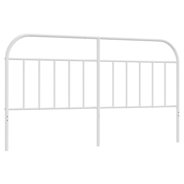 Tablie de pat metalica vidaXL, alb, 180 cm 5.35 kg 353720