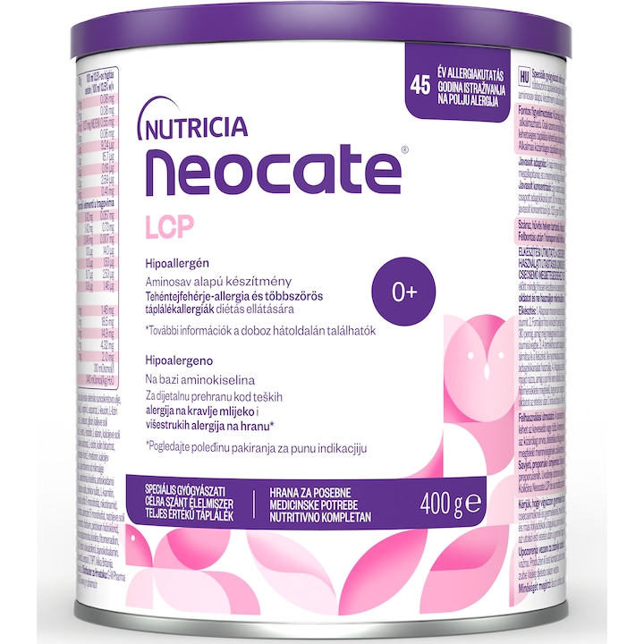 Formula de lapte praf Neocate LCP, Nutricia, 0-12 luni, 400 g